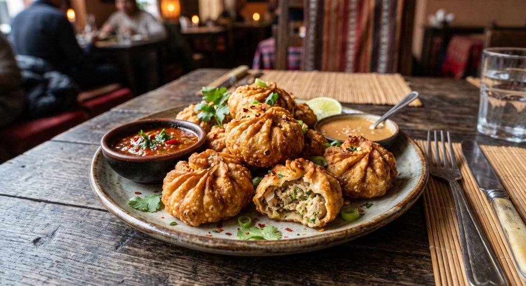 Chicken Fried Momos