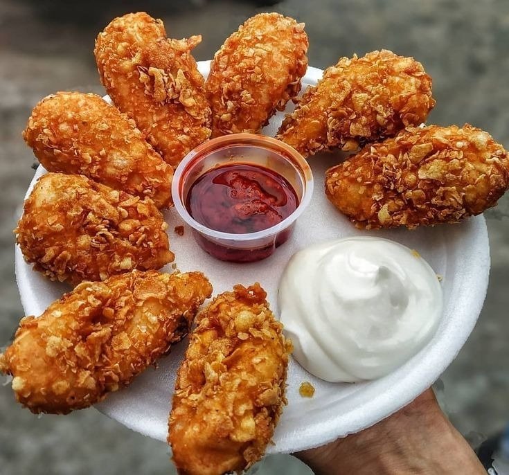 Veg Kurkure Momos