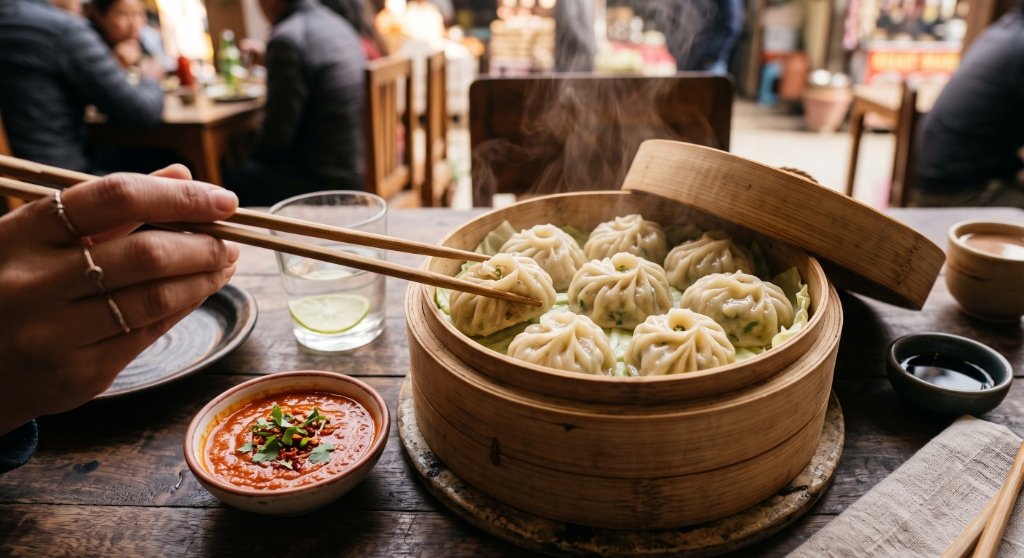 Paneer Steamed Momos