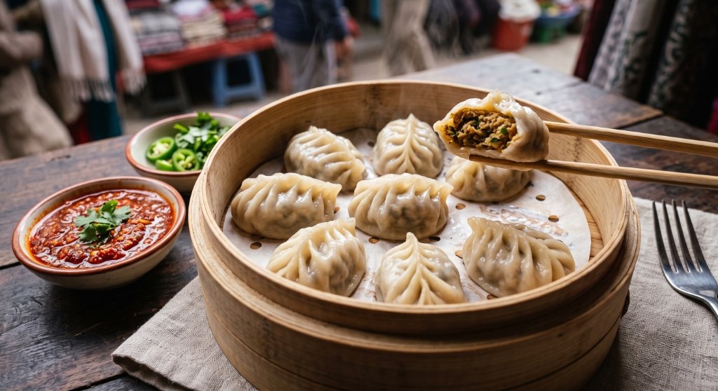 Soya Steamed Momos