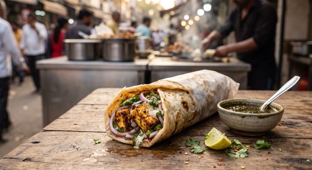 Paneer Kathi Roll